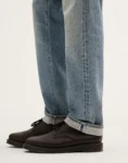 Men Light Wash Straight Fit Casual Denim Jeans Teecaring 1