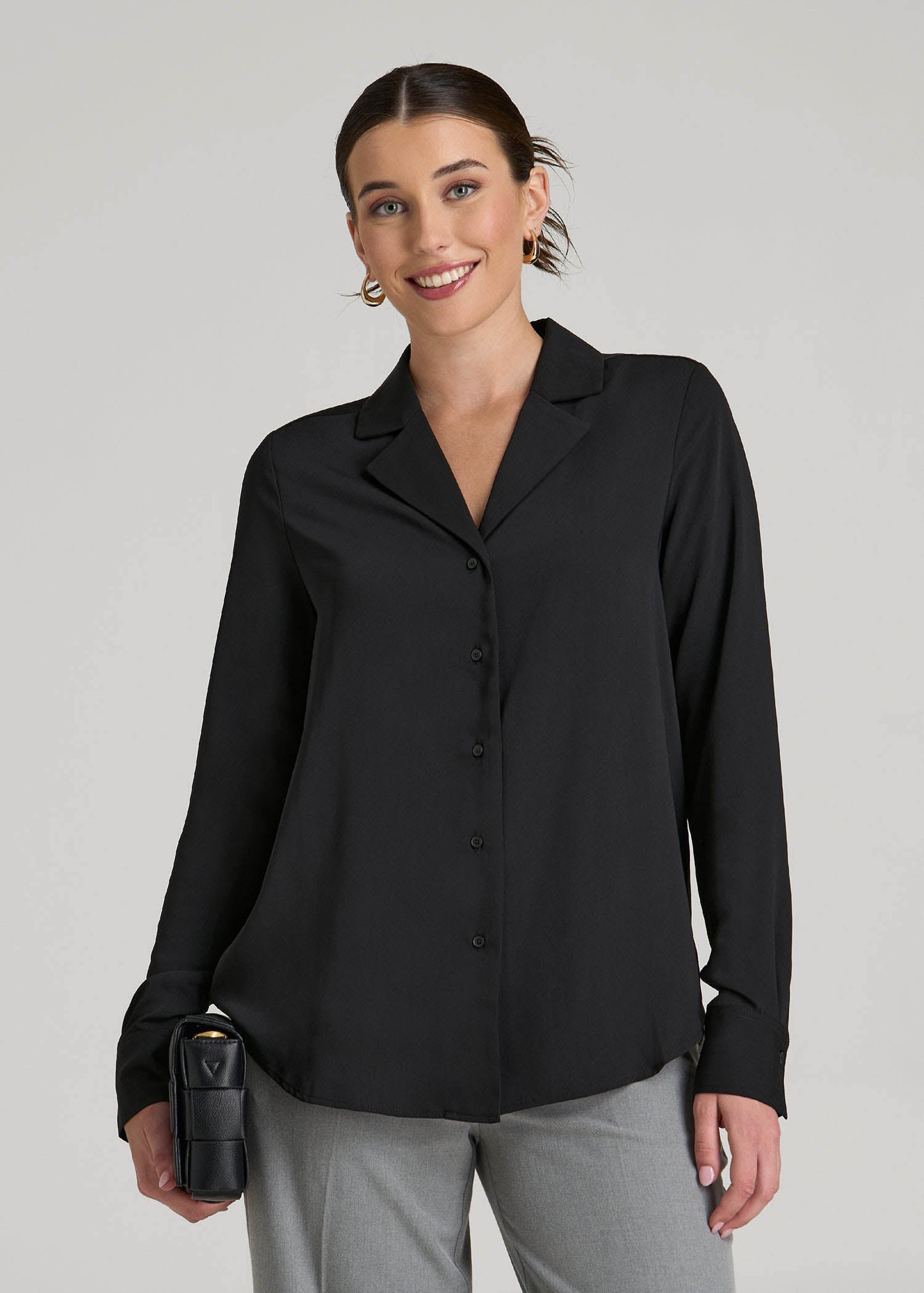 black-teecaring-nyvora-notch-collar-long-sleeve-refined-casual-blouse-god1x.jpg black teecaring nyvora notch collar long sleeve refined casual blouse | Printnewmerch