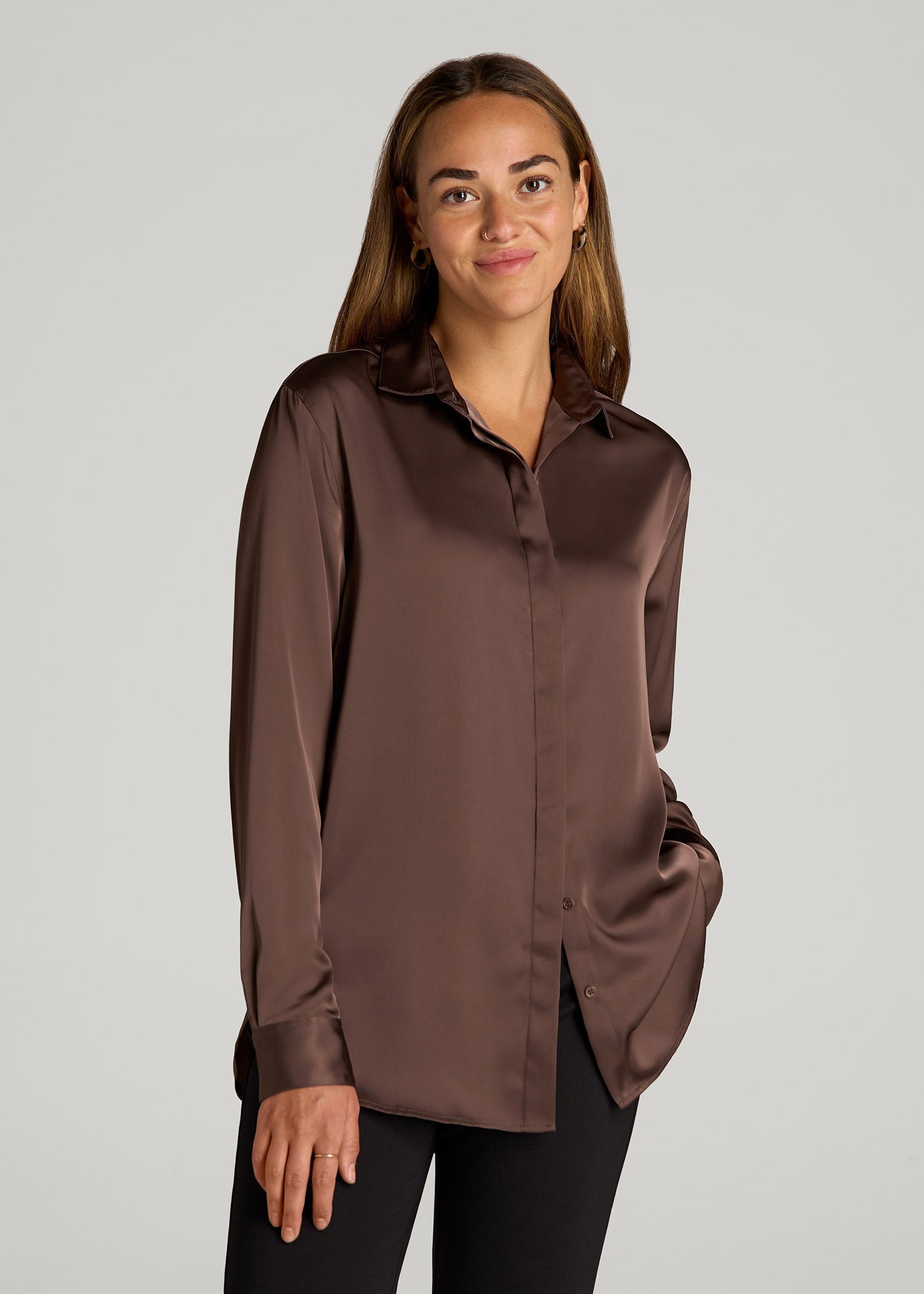 brown-teecaring-rovexa-relaxed-button-up-long-sleeve-casual-blouse-q6frq.jpg brown teecaring rovexa relaxed button up long sleeve casual blouse q6frq | Printnewmerch