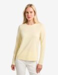 Cream Printnewmerch Elvaris Soft Long Sleeve Lightweight Relaxed Daily Outfit Top