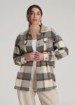 Gray Cream Printnewmerch Solvexa Plaid Flannel Shacket Layering Blouse 1 | Printnewmerch gray-cream-teecaring-solvexa-plaid-flannel-shacket-layering-blouse-dXiOk.jpg