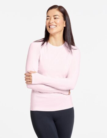 Pink Printnewmerch Lunavera Cozy Long Sleeve Thermal Style Everyday Comfort Shirt