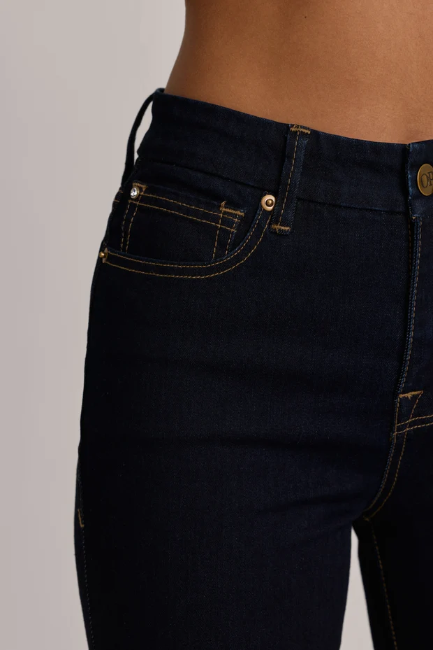 Black Printnewmerch Velora Flare Leg Denim Jeans High Waist Vintage Casual Everyday Style 2